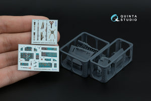 Quinta Studio QD+48558 MiG-25RB/MiG-25RBT Intérieur imprimé en 3D et coloré sur papier décalcomanie (ICM) (avec pièces en résine imprimées en 3D) 1/48 – immagine 2