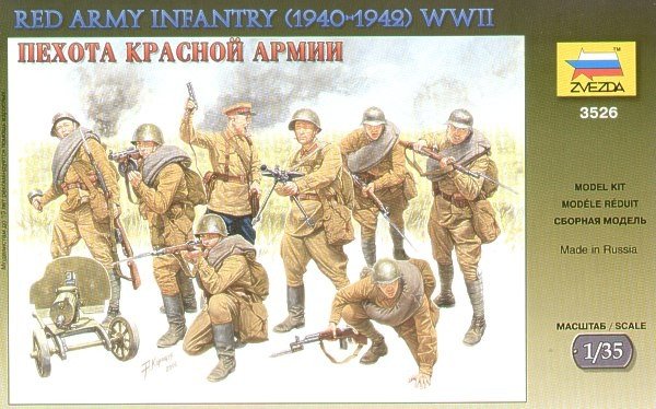 Zvezda 3526 Infanterie de l'Armée Rouge 1940-42 (1/35)