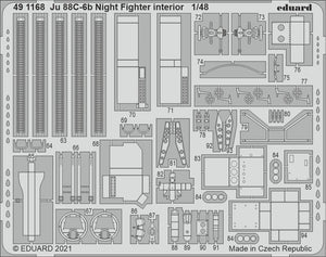 Intérieur du chasseur de nuit Ju 88C-6b d&amp;#39;Eduard 491168 (ICM 1/48) – imagen 2