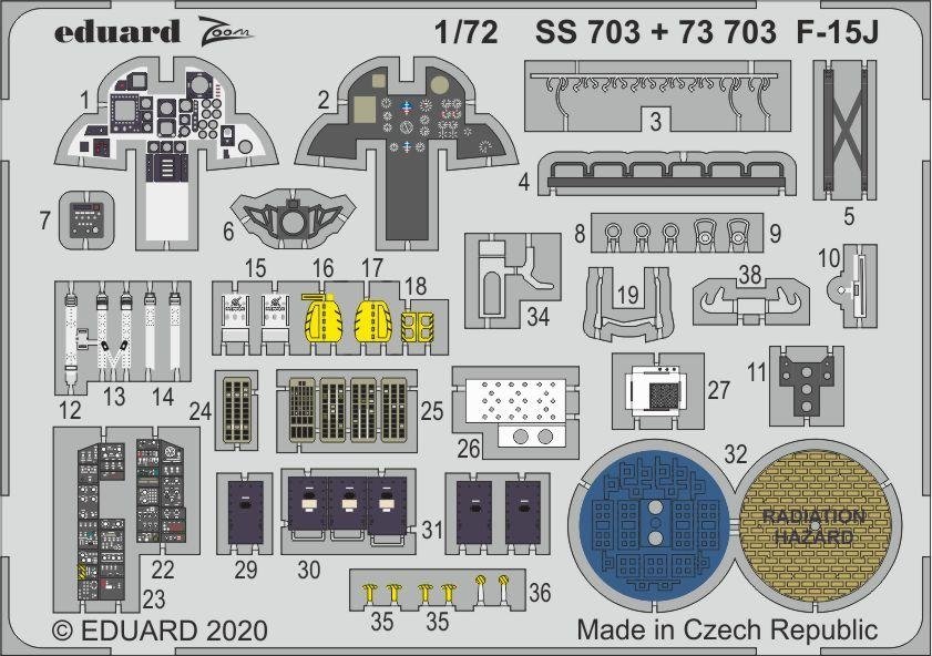 Eduard 73703 F-15J for Great Wall Hobby 1/72 – zdjęcie 2