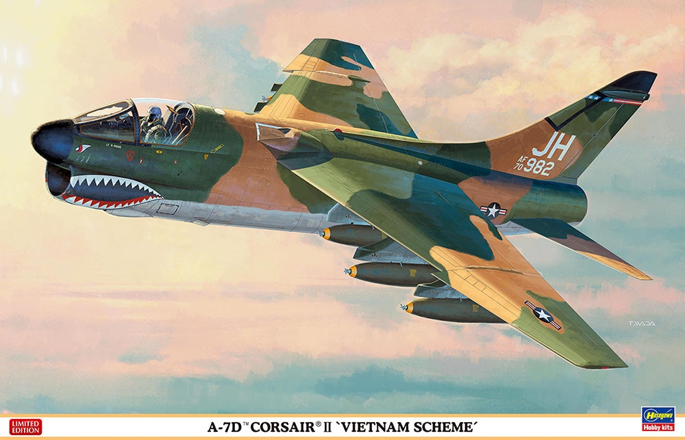 Hasegawa 07539 A-7D Corsair II « Schéma Vietnam » 1/48