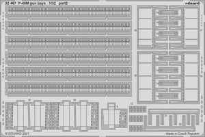 Baies de canons Eduard 32467 P-40M TRUMPETER 1/32 – image 2