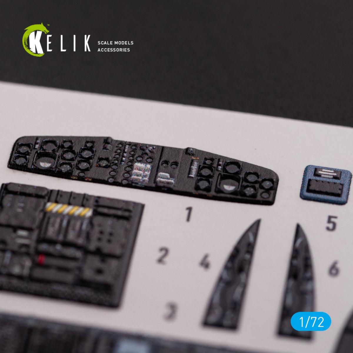 Décalcomanies 3D intérieures KELIK K72078 CH-53D Sea Stallion pour maquette Fujimi/Academy au 1/72 – immagine 8