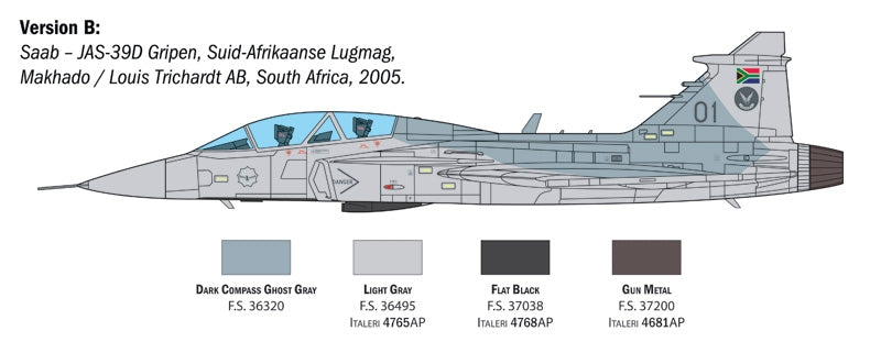 Italeri 2664 JAS-39D GRIPEN BI-PLACE 1/48 – image 7