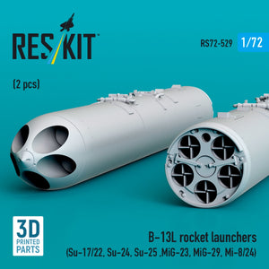 Lance-roquettes RESKIT RS72-0529 B-13L (2 pièces) (Impression 3D) 1/72 – image 2