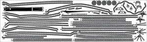 Pontos 37025FN IJN Musashi 1944 Detail up set Advanced Hinoki Tone Deck 1/350 – zdjęcie 11