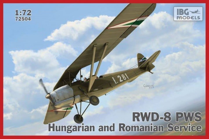 IBG 72504 RWD-8 PWS Service hongrois et roumain 1/72