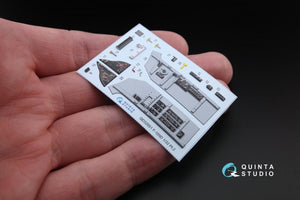 Intérieur imprimé en 3D et coloré sur papier décalcomanie Quinta Studio QD32051 F-105D (pour maquette Trumpeter) 1/32 – image 4