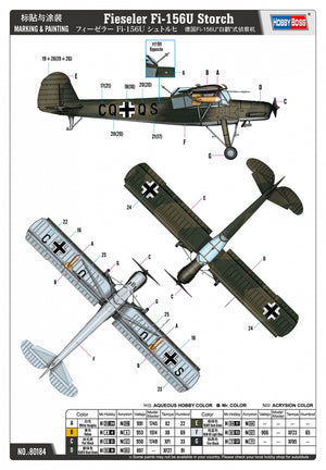 Hobby Boss 80184 Fieseler Fi-156U Storch 1/35 – immagine 4