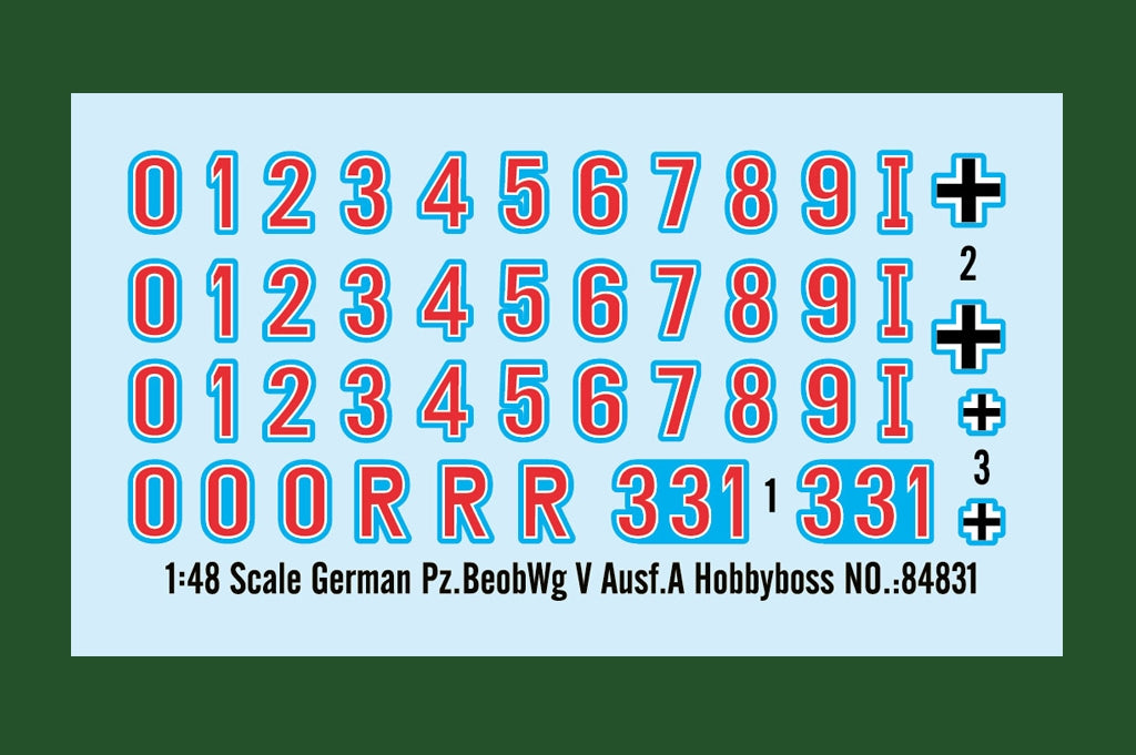 Hobby Boss 84831 Allemand PzBeobWg V Ausf.A 1/48 – image 3