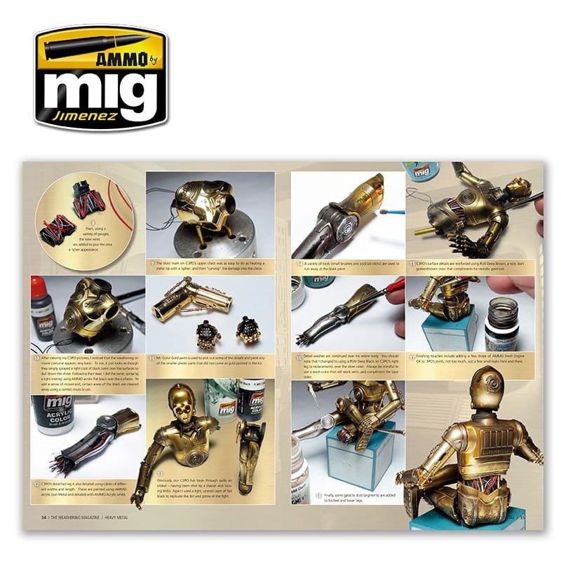AMMO de Mig Jimenez 4513 - Le magazine Weathering - Heavy Metal (Version anglaise) – Bild 2