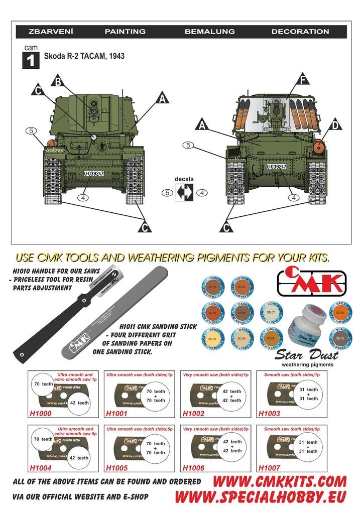 Armure spéciale 35003 R-2 TACAM 1/35 – immagine 3