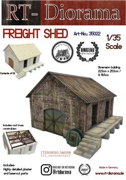 RT-Diorama 35022 HANGAR DE FRET 1/35