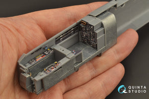 Intérieur imprimé en 3D et coloré sur papier décalcomanie Quinta Studio QD48229 He 219 (Tamiya) 1/48 – image 3