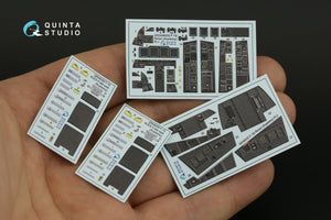 Intérieur coloré imprimé en 3D pour F-15I (Quinta Studio QD48433) sur papier décalcomanie (Academy) à l&amp;#39;échelle 1/48  – Bild 4