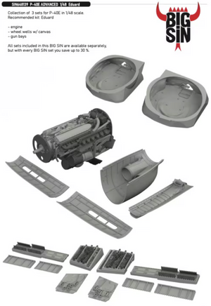 Eduard SIN648139 P-40E ADVANCED EDUARD 1/48
