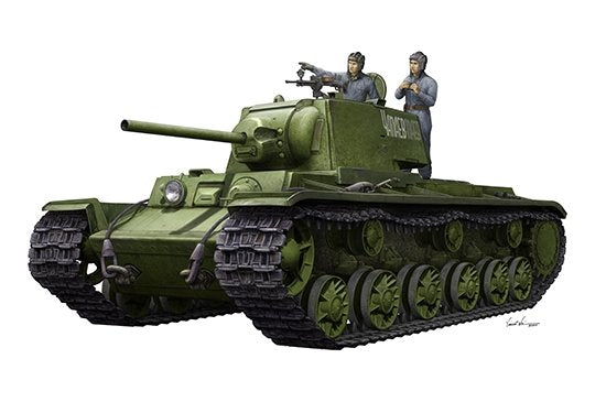 Trumpeter 09597 KV-1 1942 Char à tourelle simplifiée avec équipage, échelle 1/35 – image 2