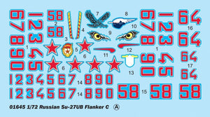 Trumpeter 01645 Chasseur russe Su-27UB Flanker C (1/72) – image 6