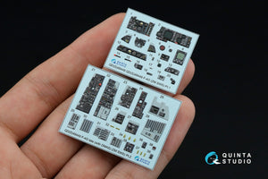 Intérieur imprimé en 3D et coloré sur papier décalcomanie Quinta Studio QDS-48449 F-4G tardif (Zoukei Mura SWS) (Petite version) 1/48 – image 2
