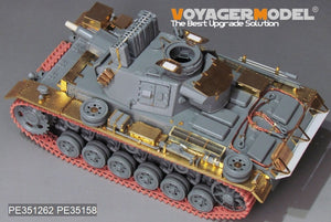 Kit d&amp;#39;amélioration de base pour troupes Pz.KPfw. III Ausf Afrique du Nord (Seconde Guerre mondiale) - Voyager Model PE351262 - Compatible avec les maquettes DRAGON 6431/6956 au 1/35  – image 3