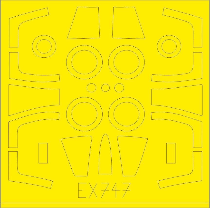 Eduard EX747 F-104DJ pour maquette Kinetic au 1/48