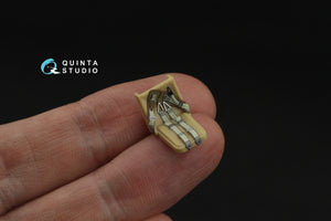 Ceintures de sécurité pour avions de chasse allemands de la Seconde Guerre mondiale Quinta Studio QR+48096 (avec boucles métalliques) (Tous les kits) 1/48 – Bild 7