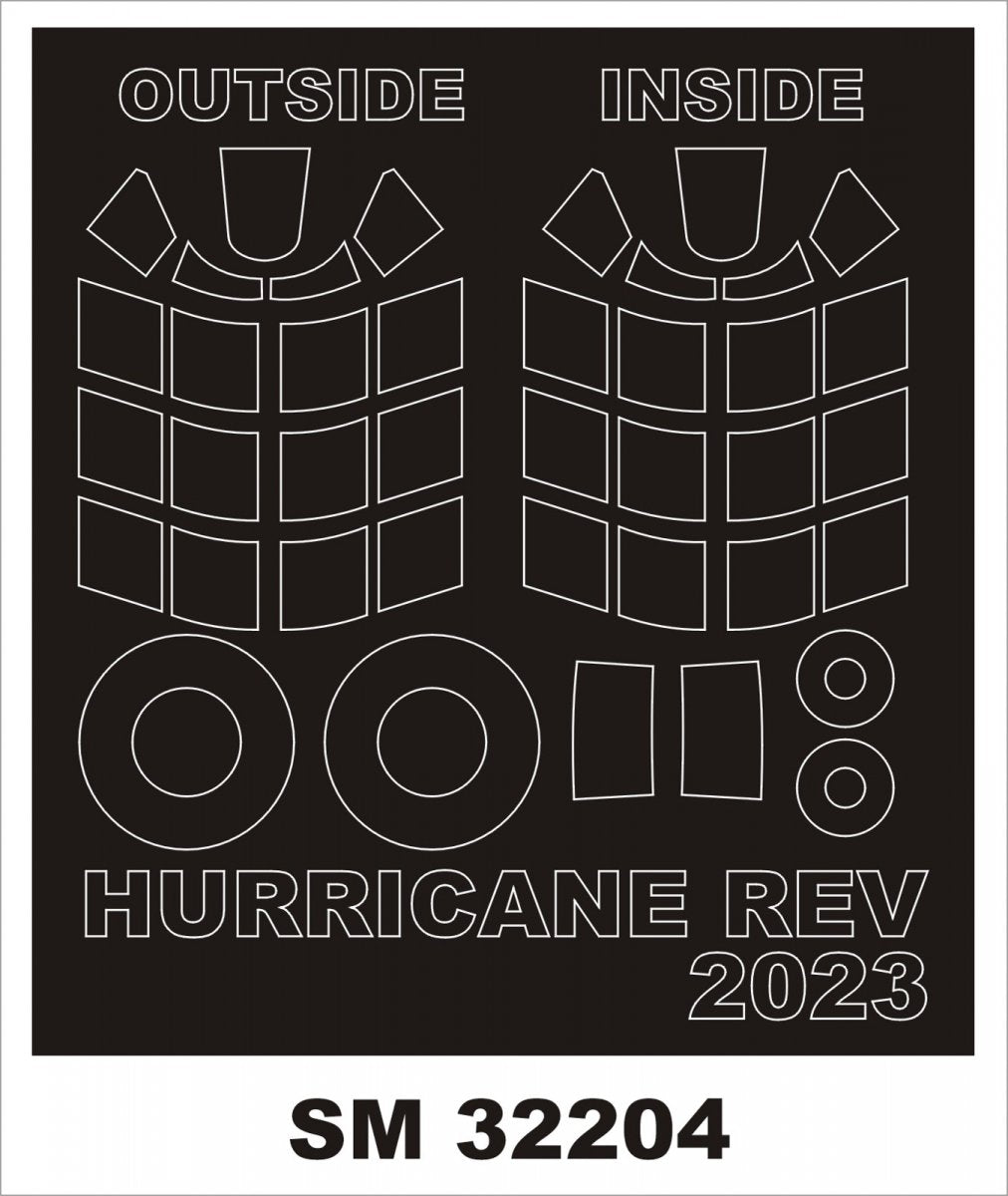 Montex SM32204 HURRICANE IIB pour REVELL 1/32