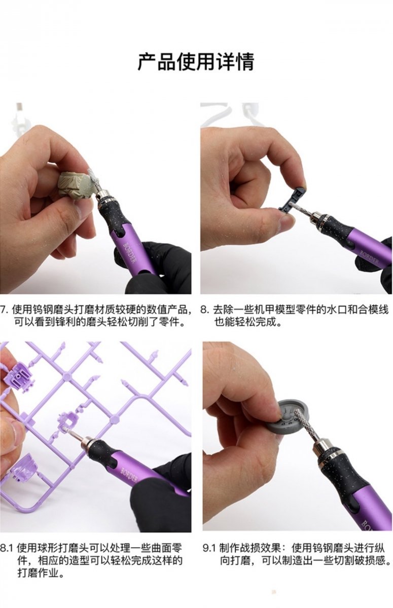 Fraiseuse électrique Border modèle BD0077 avec chargeur USB-C  – image 4