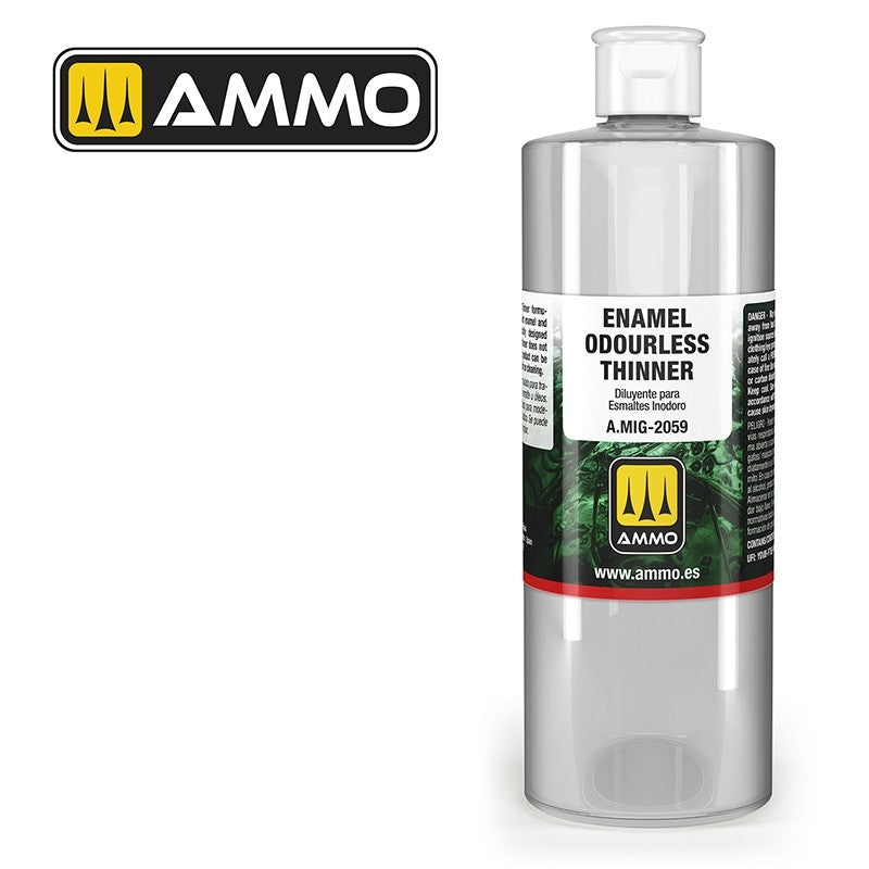Diluant inodore pour émail AMMO de Mig Jimenez 2059, 400 ml – immagine 2