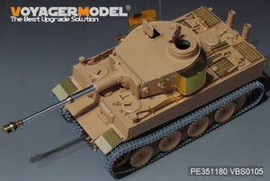 Maquette Voyager PE351180 Char Tiger I allemand de la Seconde Guerre mondiale, production initiale (pour RFM 5075) 1/35 – image 12