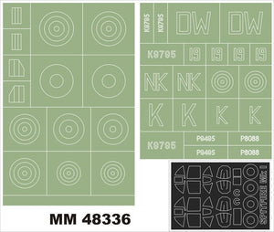 Montex MM48336 Spitfire MkI AIRFIX 5122 1/48