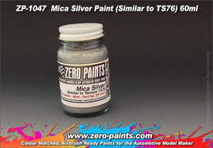 Peinture argent mica Zero Paints ZP-1047 (similaire à TS76) 60 ml