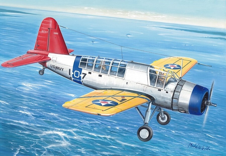 Maquette AZ7624 Kingfisher « Version à roues » 1/72