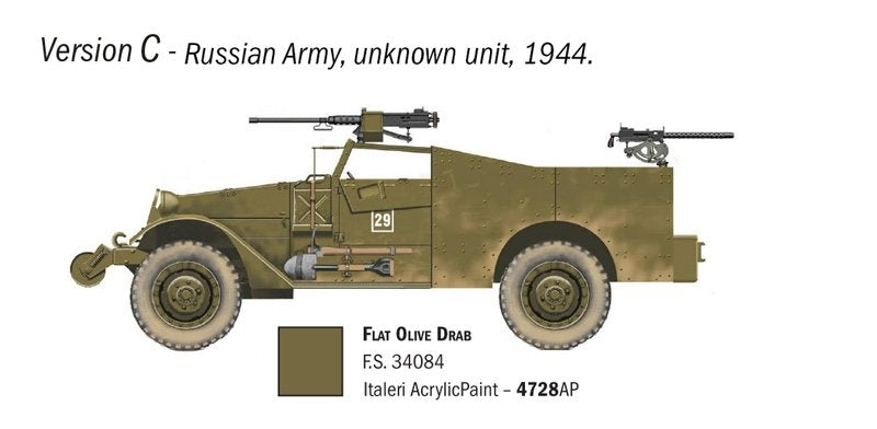 Italeri 7063 M3A1 Voiture de reconnaissance 1/72  – image 6
