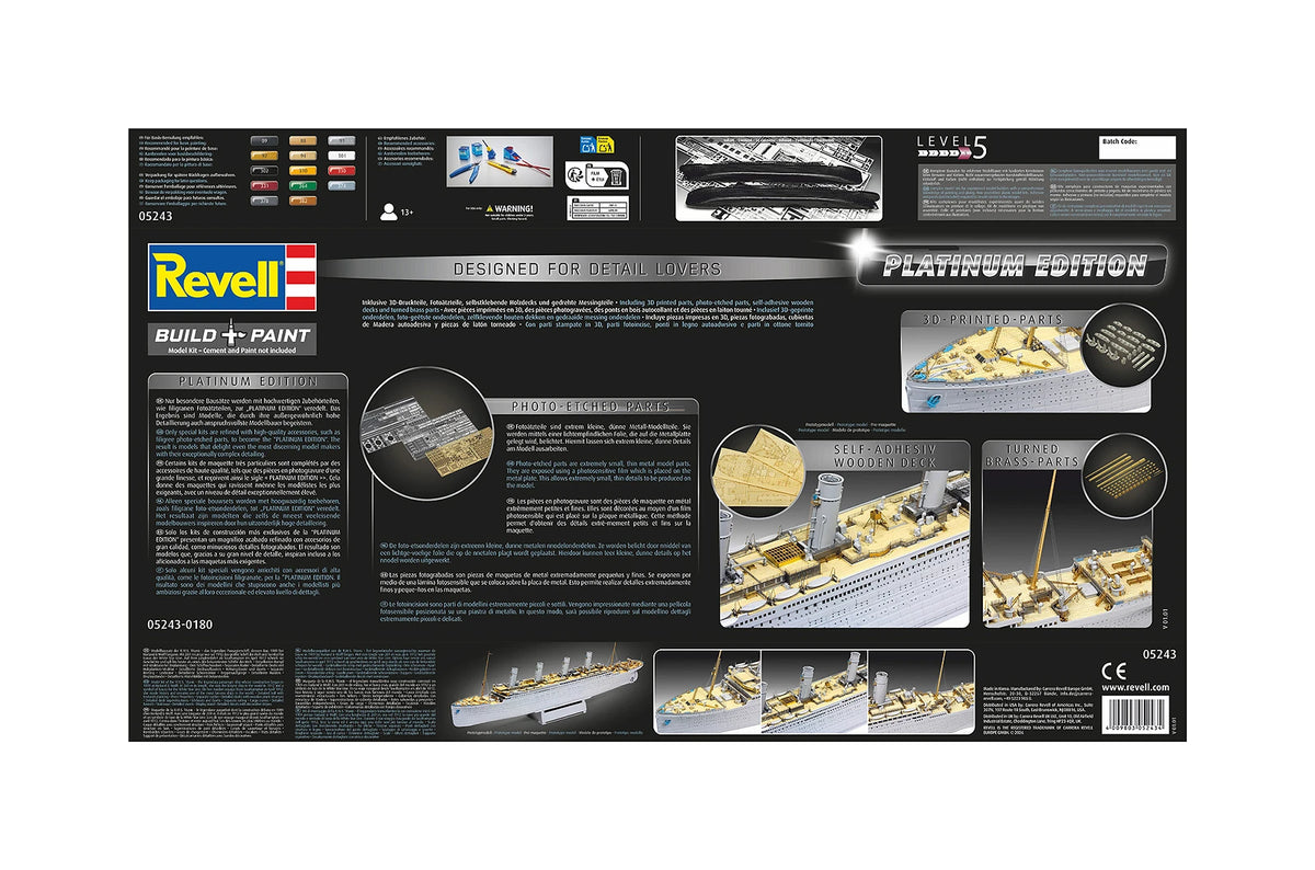 Revell 05243 Titanic Platinum Edition 1/400 – immagine 8
