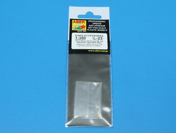 Aber 350L-23 Ensemble de 20 canons antiaériens de type 96 de 25 mm pour navires japonais (1/350) – image 7