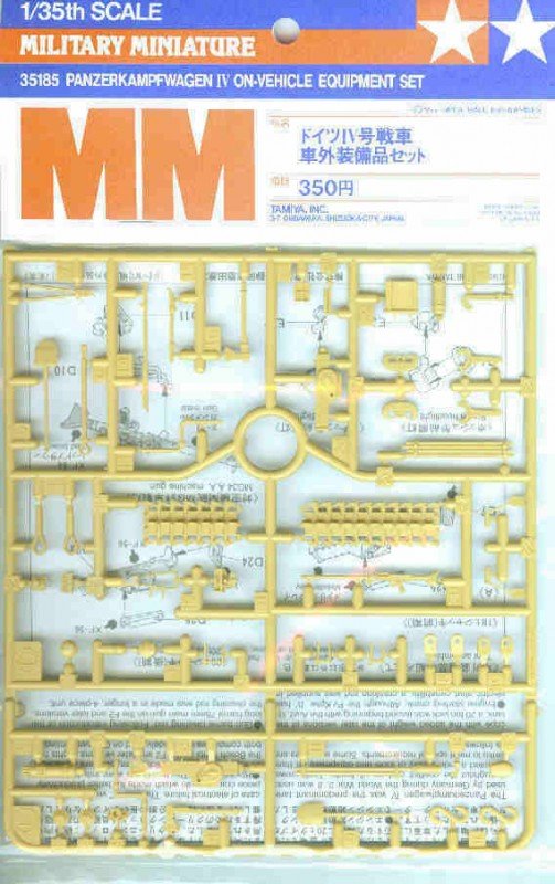 Tamiya 35185 Pz.Kpfw.IV Ensemble d&amp;#39;équipement embarqué (1/35) – immagine 2