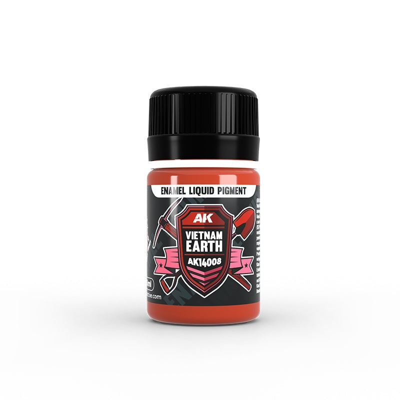 AK Interactive AK14008 VIETNAM EARTH – ENAMEL LIQUID PIGMENT 35ml