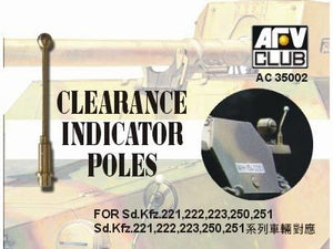 Poteaux indicateurs de dégagement AFV Club AC35002 (6 pièces)