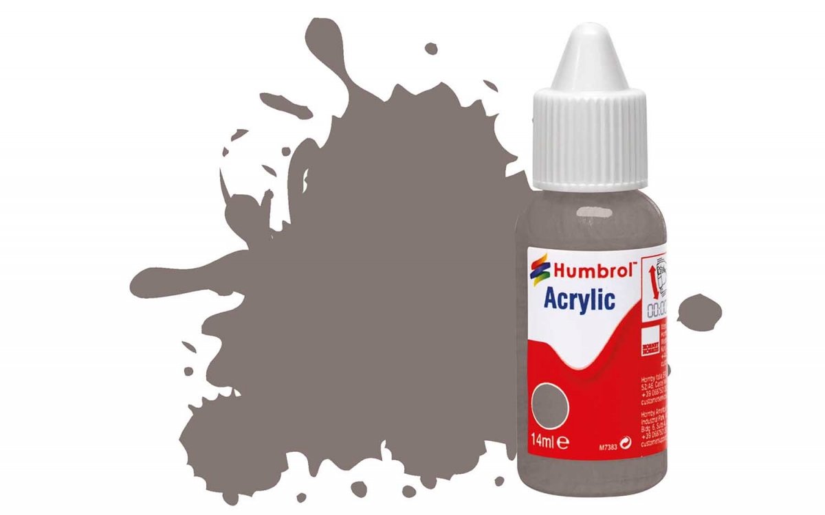 Humbrol DB0156 N° 156 Gris camouflage foncé satiné - 14 ml.