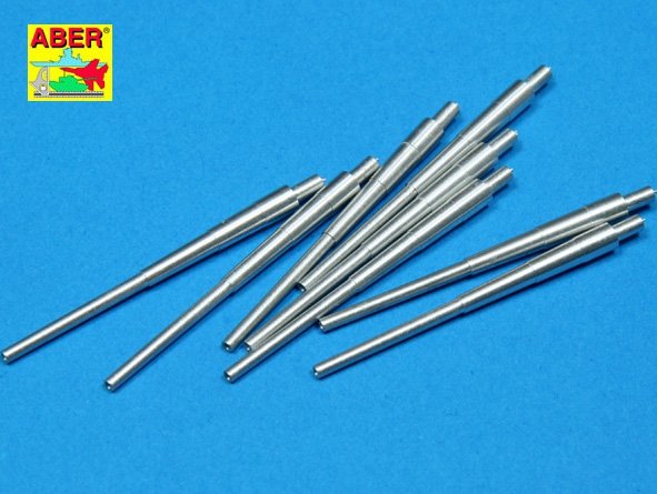 Aber 350L-11 Set of 8 pcs 380 mm barrels for German ships: Bismarck, Tirpitz 1/350