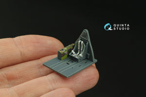 Intérieur coloré imprimé en 3D sur papier décalcomanie pour F6F-3 Hellcat (Eduard) - Quinta Studio QD72147, échelle 1/72 – image 6