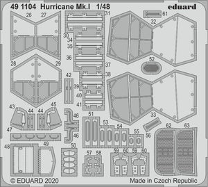 Eduard 491104 Hurricane Mk. I 1/48 AIRFIX – immagine 2