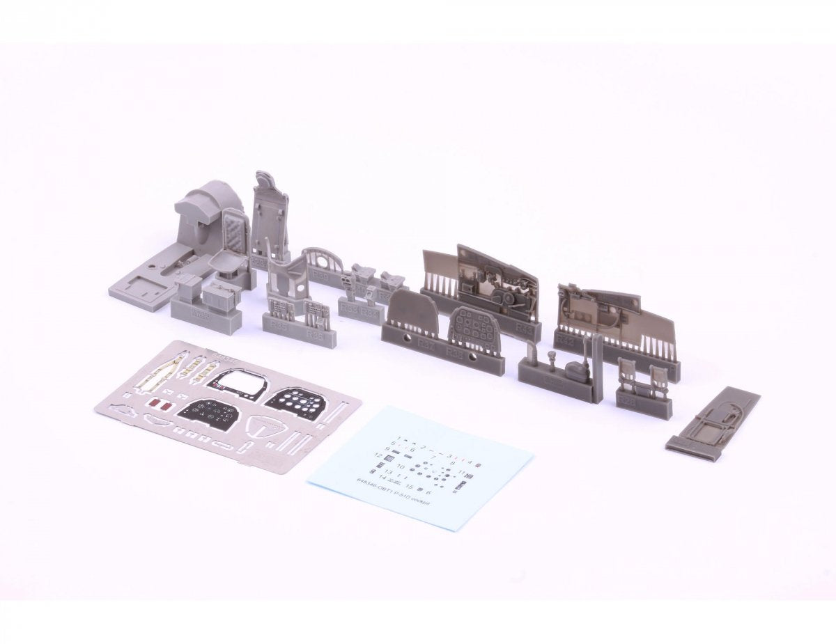 Maquette de cockpit Eduard 648346 P-51D AIRFIX 1/48 – image 4