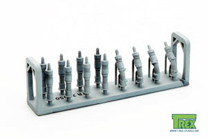 Kit de montage d&amp;#39;antenne T-Rex Studio TR35050 pour véhicules blindés américains de la Seconde Guerre mondiale à l&amp;#39;échelle 1/35 – image 2
