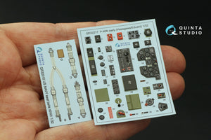 Quinta Studio QD32217 P-40N (première génération) Intérieur coloré imprimé en 3D sur papier décalcomanie (Hasegawa/Eduard) 1/32 – image 3