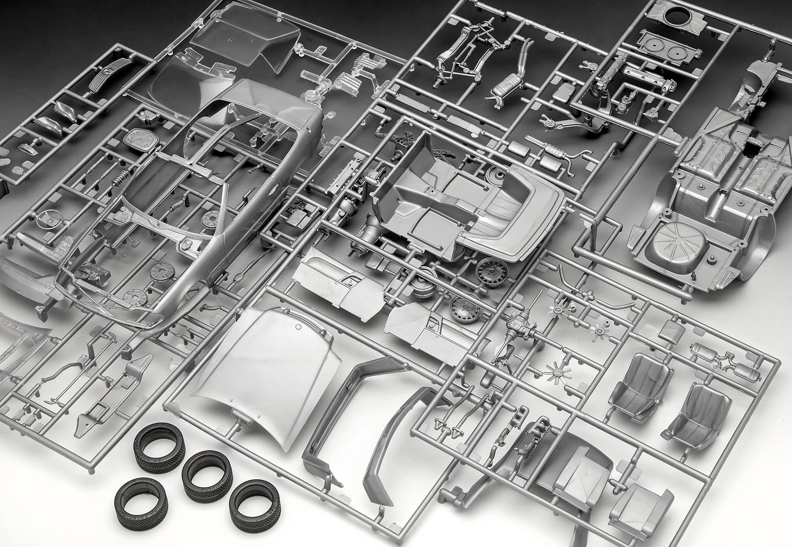 Revell 05615 Gift Set Mercedes-Benz 300 SL-24 Coupe 1/24 – Bild 8