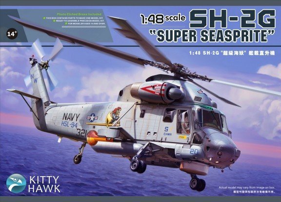 Kitty Hawk 80126 SH-2G Super Seasprite (décalcomanies polonaises) 1/48