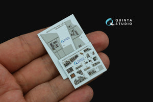 Quinta Studio QDS-72173 Blackburn Buccanneer S.2B Late 3D-Printed &amp;amp; coloured Interior on decal paper (Airfix) (small version) 1/72 – zdjęcie 3