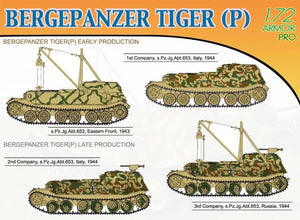 Dragon 7227 BERGEPANZER TIGER (P) 1/72 – zdjęcie 3